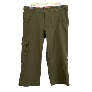 Magellan Sportswear Hiking Roll Tab Convertible Shorts Capri Pants Size 10 34"